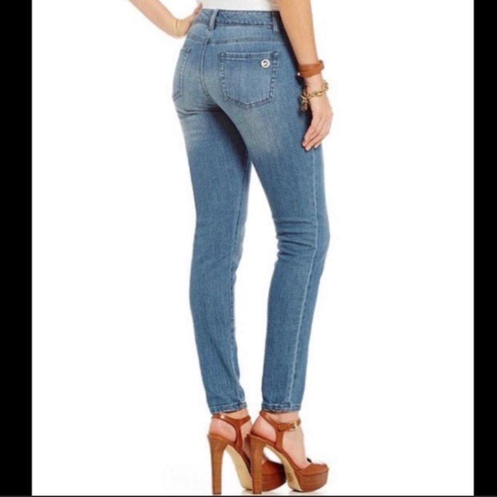 NWT MICHAEL KORS Verushka Wash Jet Set Denim Jeans